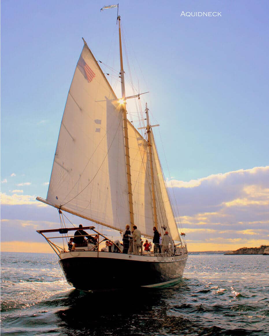 sunset sailboat cruise newport ri