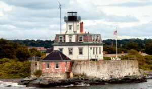 Rose Island Lighthouse in Newport, Rhode Island